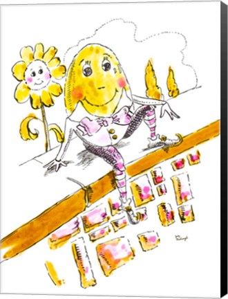 Framed Humpty Dumpty Print