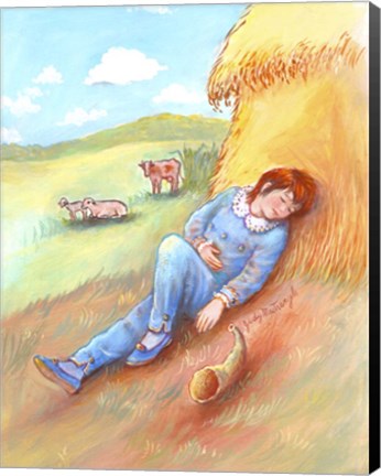 Framed Little Boy Blue Print