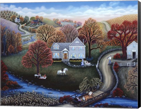 Framed Autumn Afternoon Print