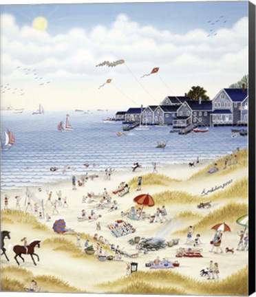 Framed Fun In The Sun Print
