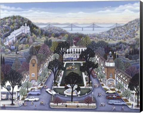 Framed Market Square Print