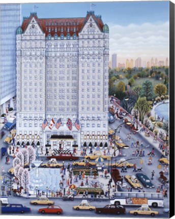 Framed Spring Plaza Print