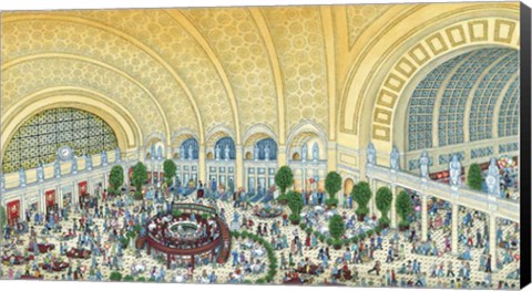 Framed Union Station, Washington DC Print