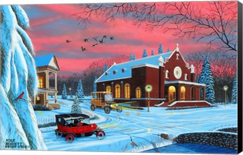 Framed Christmas at St. Bernardines Print