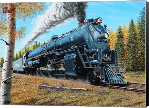 Framed Santa Fe #3751 Print