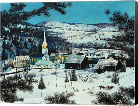 Framed Silent Night Print