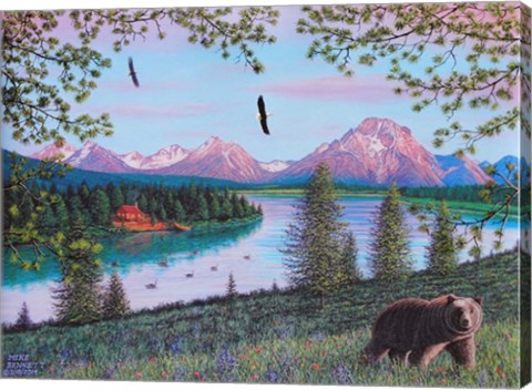 Framed Teton Majesty Print