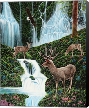 Framed Secret Forest Print