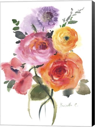 Framed Flower Series 4 Print