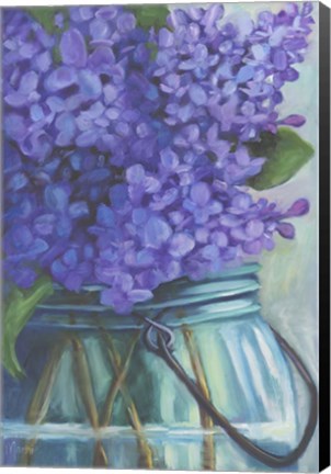 Framed Take Time to Smell the Lilacs Print