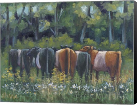 Framed Huddle Spring Print