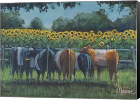 Framed Huddle Summer Print