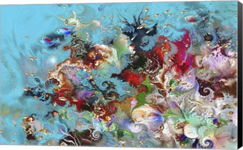 Framed Coral Reef 77 Print