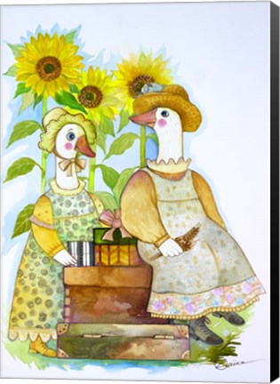 Framed Summer Holidays 2 Print