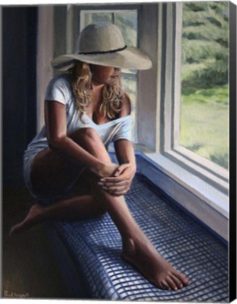 Framed Alli&#39;s Hat Print