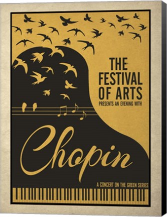Framed Chopin Print
