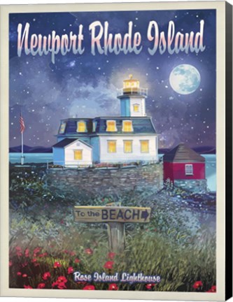 Framed Rhode Island Print