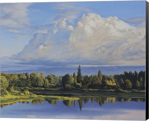 Framed Across the Lagoon Print