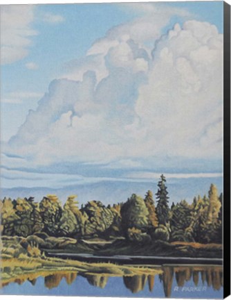Framed Autumn Clouds Print