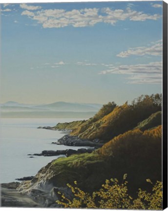 Framed Dallas Road Autumn Print