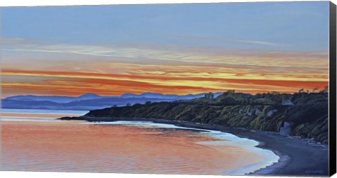Framed Dallas Road Sunset Print