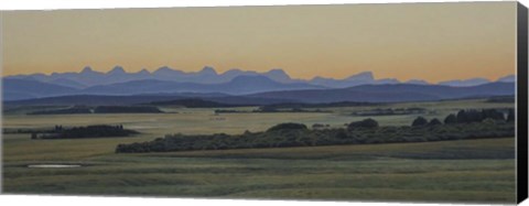 Framed Foothills Afterglow Print