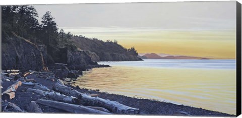 Framed Last Beach Print