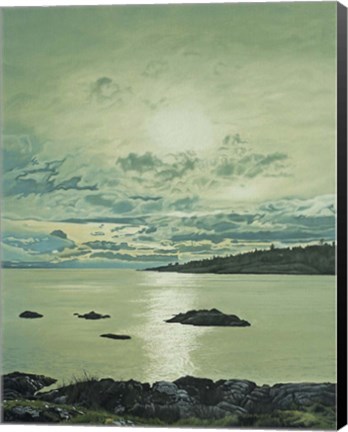 Framed McNeil Bay Evening Print
