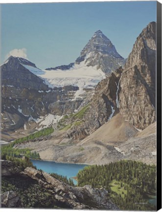 Framed Mount Assiniboine Print
