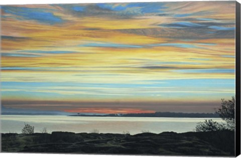 Framed Island Dawn 2 Print