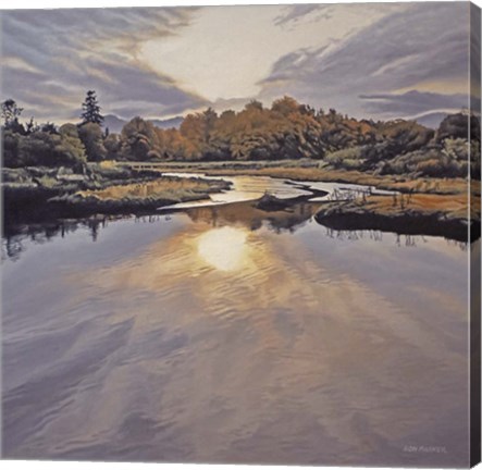 Framed Setting Sun Print