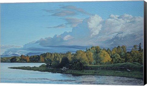 Framed Summer Estuary Print