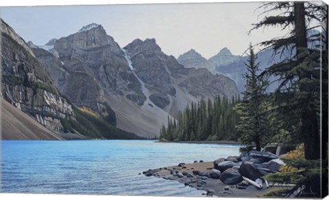 Framed Valley of the Ten Peaks Print