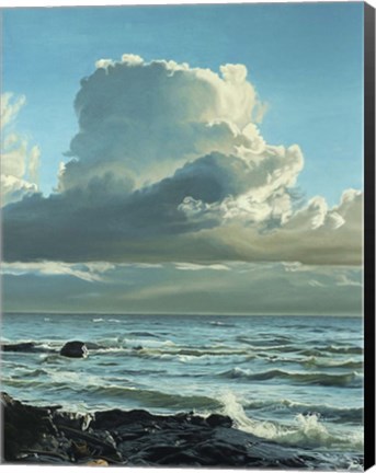 Framed Windswept Shore Print