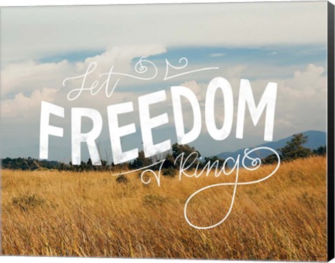 Framed Freedom Prairie Print