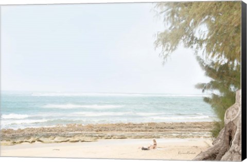 Framed Day at the Beach I Print