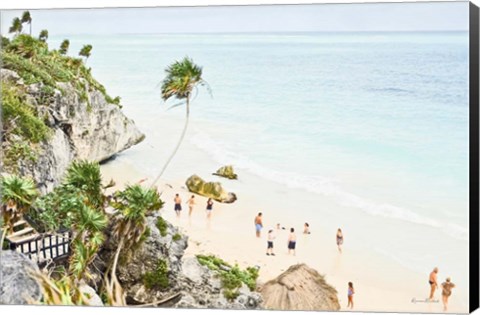 Framed Tulum Beach I Print