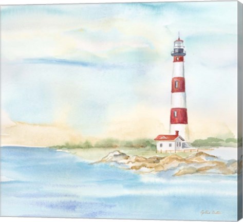 Framed East Coast Lighthouse III Print