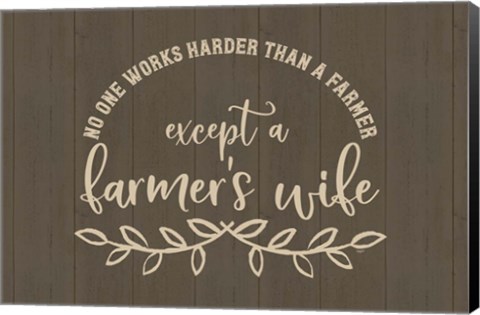 Framed Farm Life landscape I-Farmer&#39;s Wife Print