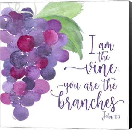 Framed Fruit of the Spirit II-Vine Print
