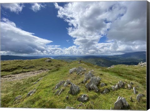 Framed Highland Path Landscape Print