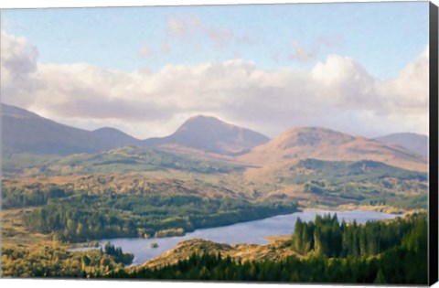 Framed Overlook of the Loche Print