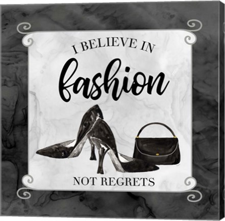 Framed Fashion Humor VII-Believe in Fashion Print