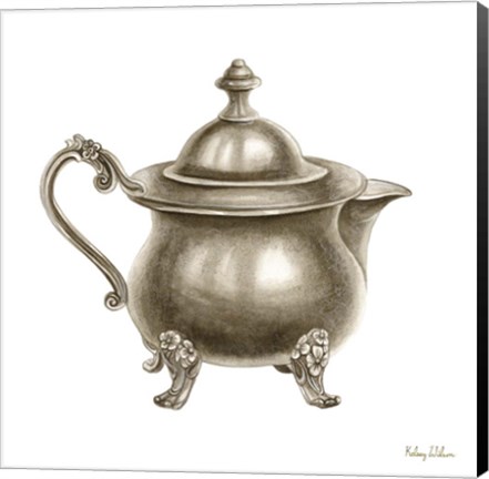 Framed Vintage Tableware V-Pitcher Print