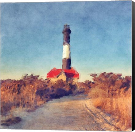 Framed Fire Island Light Print