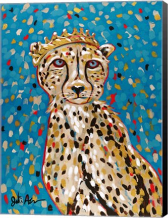 Framed Queen Cheetah Print