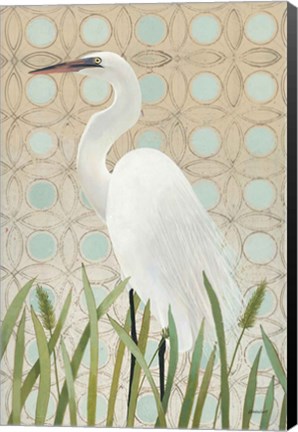 Framed Free as a Bird Egret Print