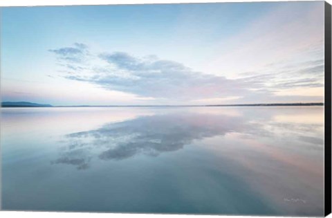 Framed Bellingham Bay Clouds Reflection I Print