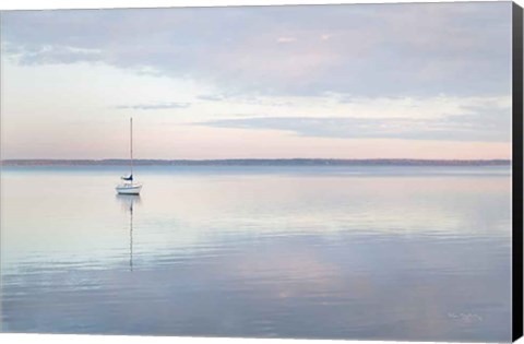 Framed Sailboat in Bellingham Bay I Print