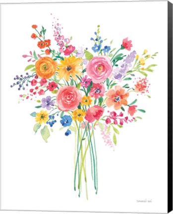 Framed Sunshine Flowers Print